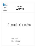 bản vẽ thiết kế nhà ở 25m 5 m