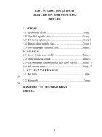 Báo cáo khoa học kĩ thuật dành cho học sinh phổ thông, đề tài cong vẹo cột sống, cách phòng tránh và chữa trị