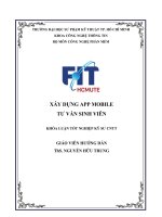 Xây dựng app mobile tư vấn sinh viên