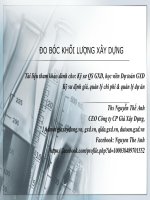 GIÁO TRÌNH ĐO BÓC KHỐI LƯỢNG XÂY DỰNG