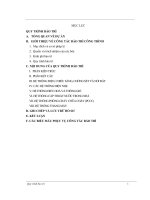 Quy trình bảo trì nhà công nghiệp Dự án Nhà máy