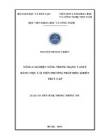 Nâng cao hiệu năng trong mạng VANET bằng việc cải tiến phương pháp điều khiển truy cập