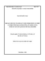 Tóm tắt: Hiệu quả bổ sung vitamin K2 và một số biện pháp can thiệp cải thiện tình trạng dinh dưỡng, sức khỏe xương ở trẻ em 7 - 10 tuổi tại huyện Tiền Hải, Thái Bình