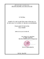 Tóm tắt: Nghiên cứu chế tạo bê tông nhẹ cường độ cao sử dụng hạt vi cầu rỗng từ tro bay (cenospheres)