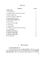 Báo cáo khoa học kĩ thuật dành cho học sinh, dự án, lãnh vực xã hội hành vi, dự án kiểm soát cảm xúc và hạn chế cảm xúc tiêu cực