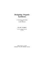 [Warren] Designing Organic Syntheses.pdf