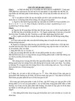 Đề thi ôn tập sinh học    1chuyên đề luyện trước thi