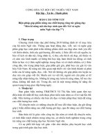 Báo cáo biện pháp thi giáo viên giỏi môn ngữ văn 7 biện pháp rèn kĩ năng nói cho học sinh qua tiết nói và nghe môn ngữ văn lớp 7