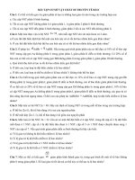 Đề thi ôn tập sinh học    11  đề  bài tập cơ sở vật chất di truyền tế bào