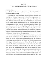 Báo cáo biện pháp thi giáo viên giỏi môn ngữ văn 6, “tạo hứng thú học tập môn ngữ văn 6 thông qua hoạt động khởi động”