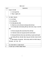 Báo cáo biện pháp thi giáo viên giỏi môn ngữ văn, biện pháp rèn kĩ năng đọc hiểu truyện truyền thuyết  cho học sinh lớp 6