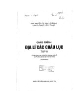 Giáo trình địa lí các châu lục