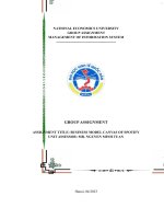 Group assignment assignment title business model canvas of spotify