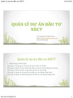 Slide Quản lý dự án xây dựng