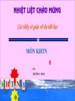 Bài 16 áp suất chất lỏng áp suất khí quyển khtn 8 kntt bộ 1 vt