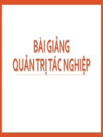 Bài giảng quản trị tác nghiệp ( combo full  slides 7 chương )