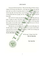 Phân tích tình hình tài chính tại công ty tnhh vận tải thương mại hồng hải, quảng ninh