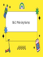 Khbd pp 2 tv bài 2 phan ung hh  khtn8 kntt bộ 1 vt