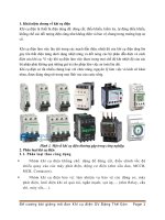 Mô Đun Khí Cụ Điện . Bài Khí Cụ Điện Bảo Vệ  ( Fuse, Cb, Ol, Phase Rlay).Docx