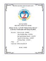 (Tiểu luận) đề tài toyota vụ bê bối khủng hoảng chân ga và bài học về kiểm định chất lượng sản phẩm