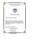 (Tiểu luận) trình bày một tình huống trong quản lý có xuất hiện vai trò của yếu tố tâm lý cá nhân  phân tích và đưa ra giải pháp cho vấn đề phát sinh trong tình huống đó