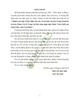 Nghiên cứu một số đặc điểm cấu trúc và tái sinh của loài trang (kandelia obovata shuen liu  gong) tại khu rừng ngập mặn thuộc vườn quốc gia xuân thủy, tỉnh nam định