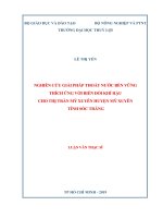 (Luận Văn Thạc Sĩ) Nghiên Cứu Giải Pháp Thoát Nước Bền Vững Thích Ứng Với Biến Đổi Khí Hậu Cho Thị Trấn Mỹ Xuyên Huyện Mỹ Xuyên Tỉnh Sóc Trăng.pdf