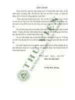 Nghiên cứu công tác kế toán tiêu thụ thành phẩm và xác định kết quả hoạt động kinh doanh tại công ty cổ phần nông sản phú gia