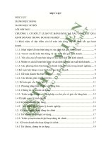 Kế toán bán hàng và xác định kết quả kinh doanh tại công ty tnhh tm và dv tùng liêm