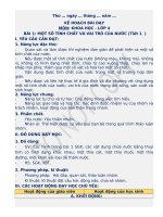 KHBD KHOA HỌC 4 CTST CẢ NĂM