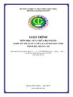 Giáo trình sửa chữa bộ nguồn (nghề kỹ thuật sửa chữa và lắp ráp máy tính   trung cấp)