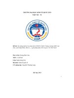 Đề tài tác động kinh tế của đại dịch covid 19 đến ý (tăng trưởng gdp, việc làm, xuất nhập khẩu, đầu tư…), giải pháp phục hồi và gợi ý với việt nam