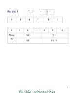 Sách đọc chữ cái cho bé chuẩn bị vào lớp 1