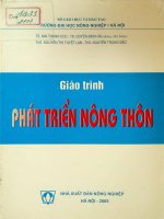Giáo trình phát triển nông thôn   ths  mai thanh cúc, ts  quyền đình hà (đồng chủ biên)