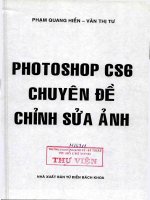 Photoshop cs6   chuyên đề chỉnh sửa ảnh phần 1