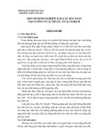 Sáng kiến kinh nghiệm thcs  một số kinh nghiệm giải các bài toán đại lượng tỉ lệ thuận, tỉ lệ nghịch 1435973