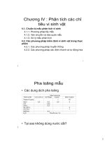 Bài giảng phương pháp đánh giá chất lượng thực phẩm (phần 4) chương 4   hồ phú hà, vũ thu trang