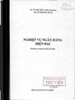Nghiệp vụ ngân hàng hiện đại phần 1