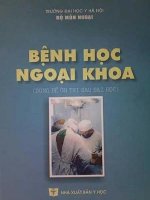 Bệnh học ngoại khoa phần 1