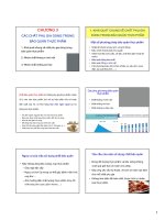 Bài giảng phụ gia thực phẩm chương 3   các chất phụ gia dùng trong bảo quản thực phẩm