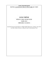 Giáo trình thực hành nguội (nghề hàn   trình độ cao đẳng)