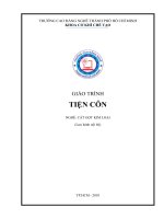 Giáo trình tiện côn (nghề cắt gọt kim loại)