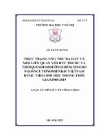 Thực trạng ung thư dạ dày và mối liên quan với hút thuốc và thói quen dinh dưỡng trên cộng đồng dân cư 3 tỉnh miền Bắc Việt Nam được theo dõi dọc trong thời gian 2008 - 2019