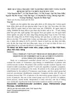 Hiệu quả yoga trị liệu việt nam phục hồi chức năng người bệnh di chứng tai biến mạch máu não (repaired)