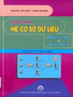 Giáo trình hệ cơ sở dữ liệu phân tán và suy diễn lý thuyết và thực hành   nguyễn văn huân, phạm việt bình