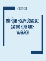 Bài giảng phân tích chuỗi thời gian trong tài chính   chương 3 mô hình hóa phương sai   các mô hình arch và garch