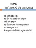 Bài giảng đàm phán thương mại quốc tế chương 2   ts  lê thị việt nga