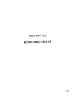 Hình học afin và hình học ơclít   những ví dụ và bài tập phần 2