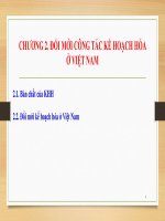 Bài giảng kế hoạch hóa phát triển   chương 2 đổi mới công tác kế hoạch hóa ở việt nam (năm 2022)