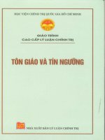 Giáo trình cao cấp lý luận chính trị tôn giáo và tín ngưỡng   phần 1